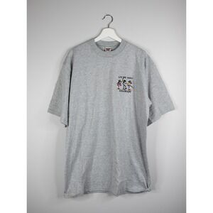 Vtg TSC West T-Shirt Mens XL Grey Excellent We Be Hikin Colorado Embroidered Tee